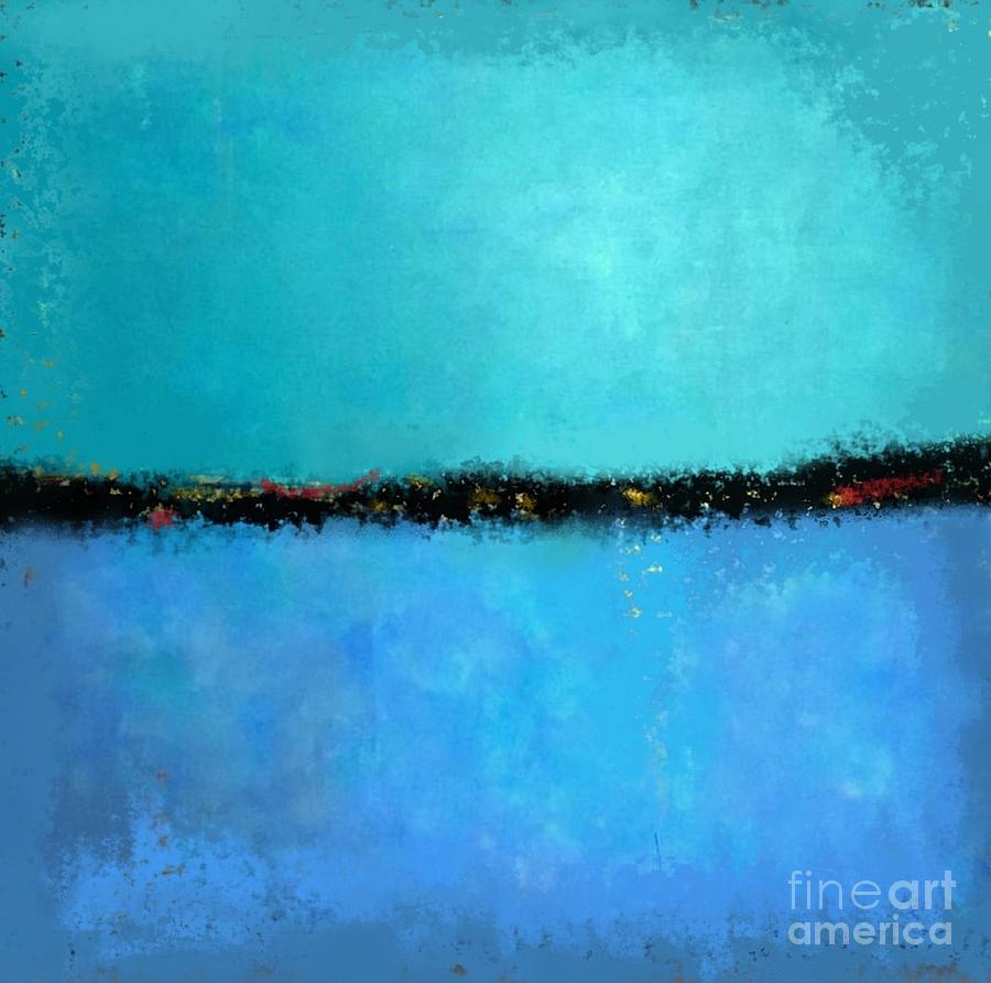 Azure Down #2 Painting by Vesna Antic