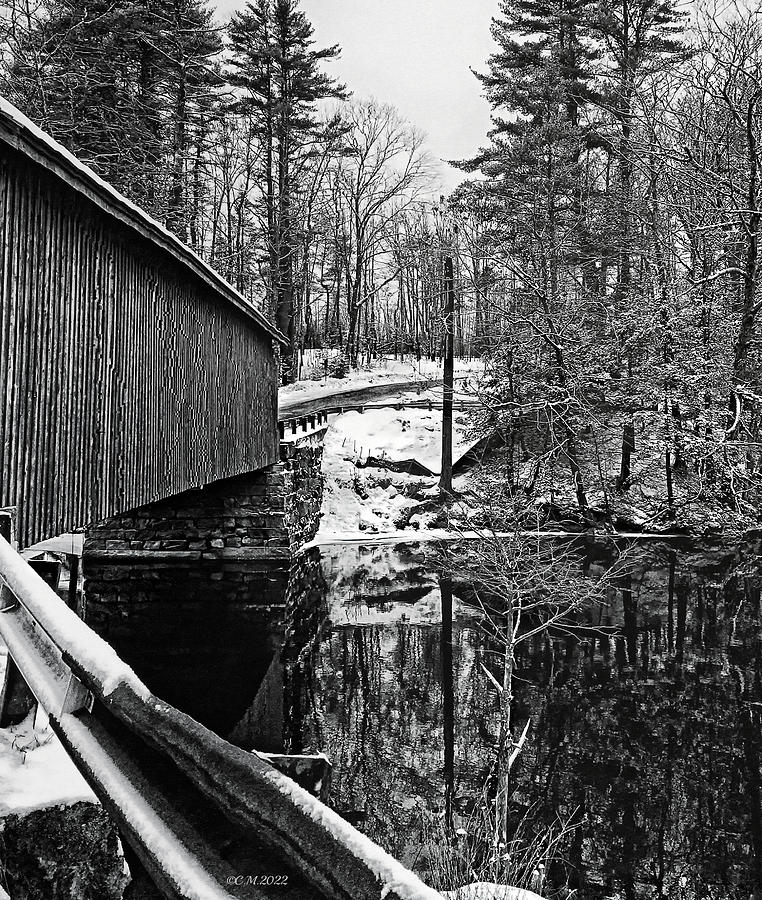 Winter Photograph - Babbs Bridge Maine #1 by Catherine Melvin