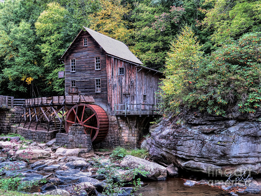 Glade Creek Grist Mill Photograph by Rosanna Life - Fine Art America