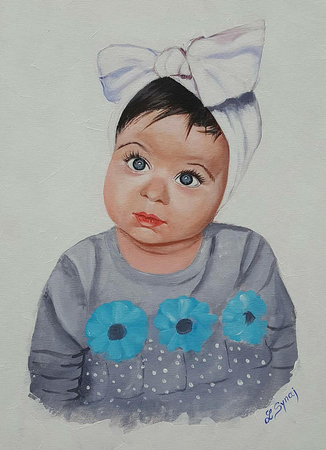 Baby Painting Painting by Lorena Symaj - Pixels