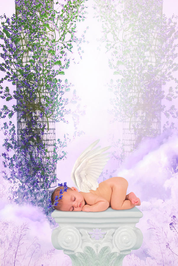 baby angel sleeping