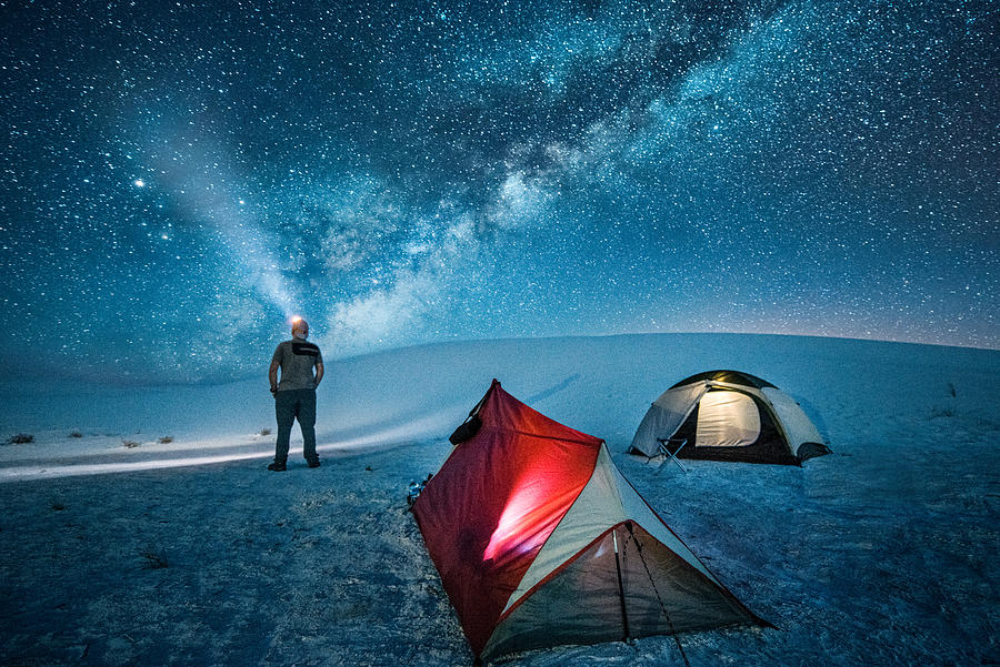 Backcountry Camping under the Stars #1 Photograph by Ferrantraite