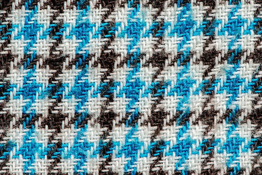 Background Of Flannel Fabric Texture. Photograph