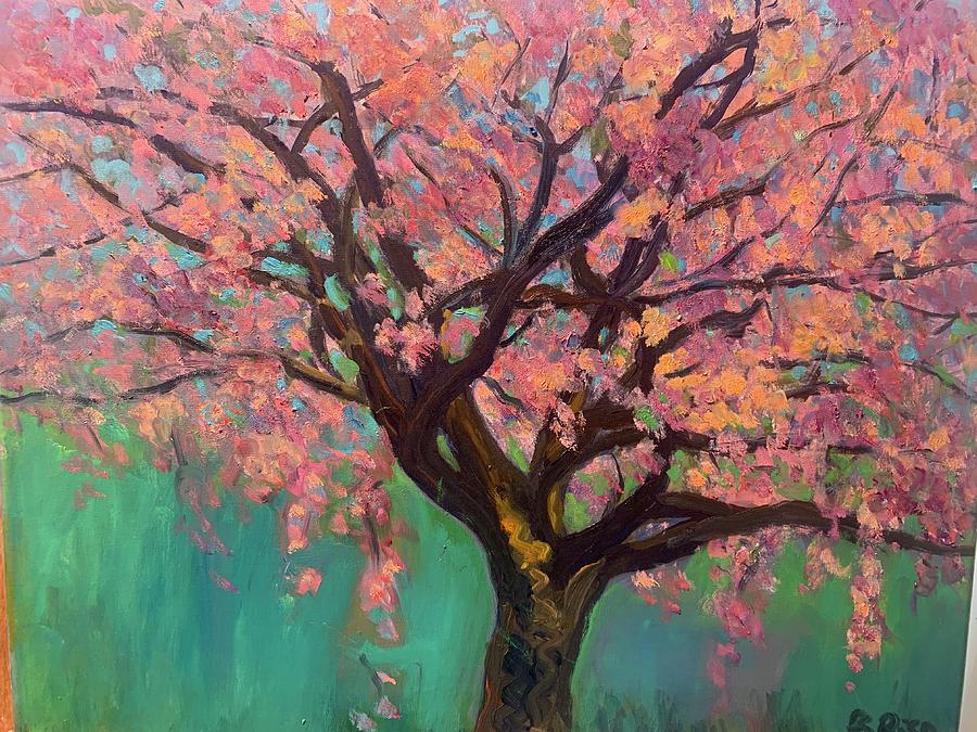 Backyard Tree #1 Painting by Beth Riso