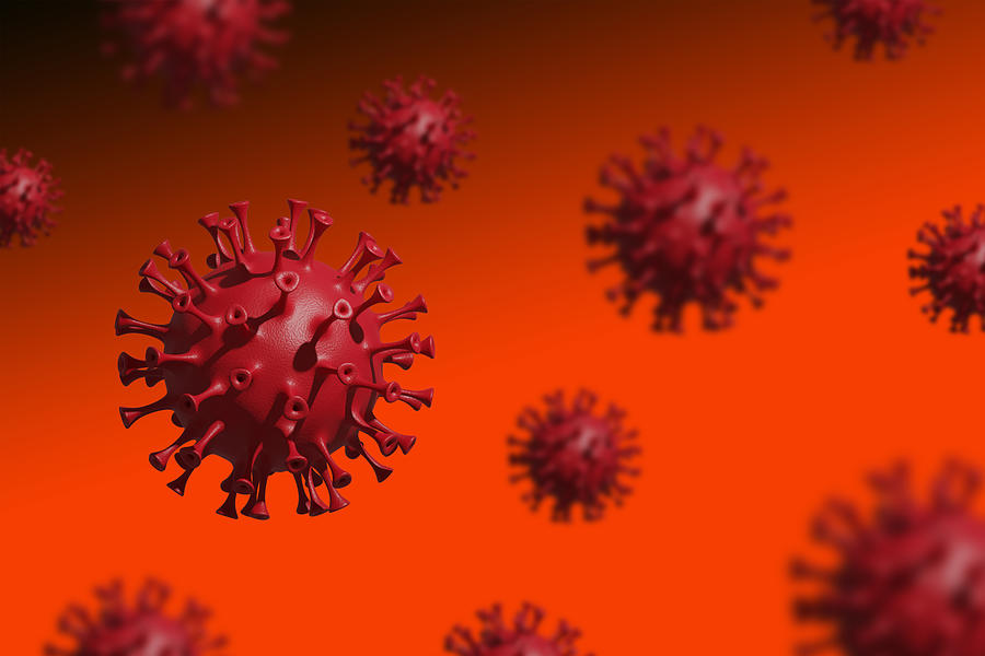 Bacterium, virus, coronavirus, covid-19, sars background #1 Photograph by S-cphoto