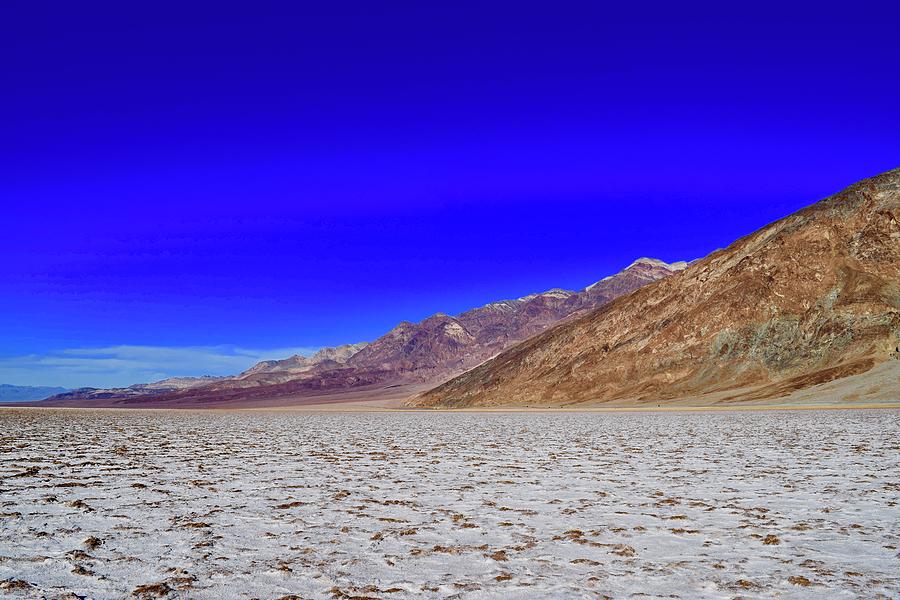 Panoramic Badwater Turtleback@Badwater Basin Photograph by Bnte Creations