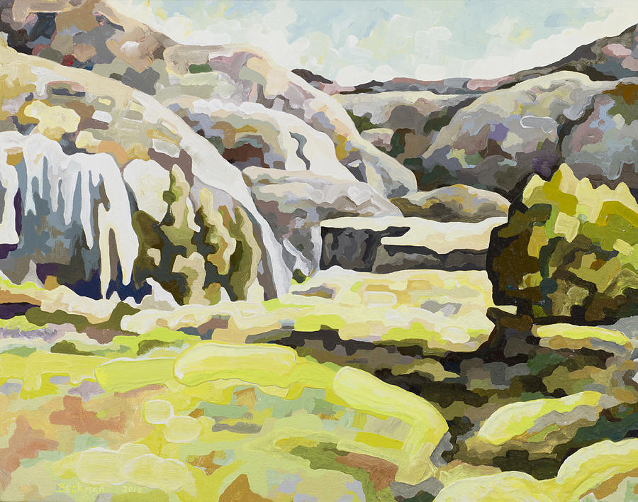 Makoshika State Park Painting - Badlands #9 by Dale Beckman Makoshika State Park Painting - Badlands #9 by Dale Beckman