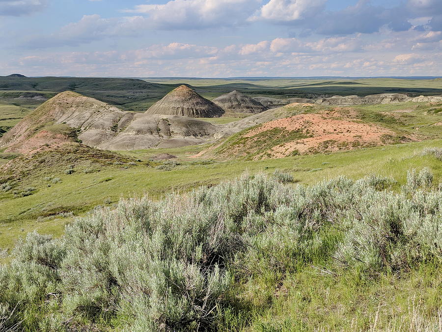 Badlands In The East Block Photograph by Bob Hilscher - Fine Art America