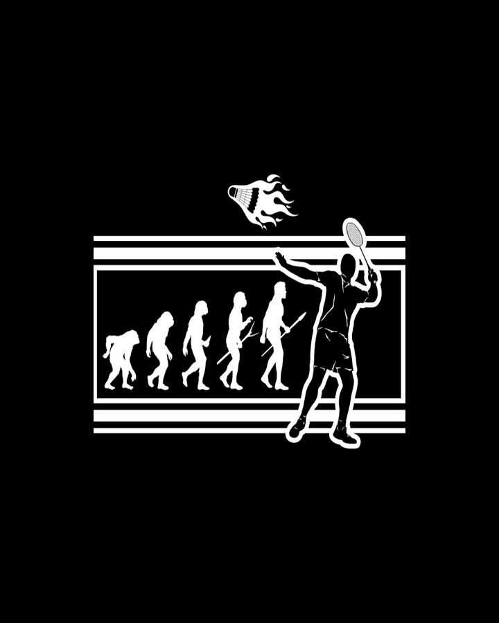 Badminton evolution Digital Art by Tinh Tran Le Thanh Fine Art America