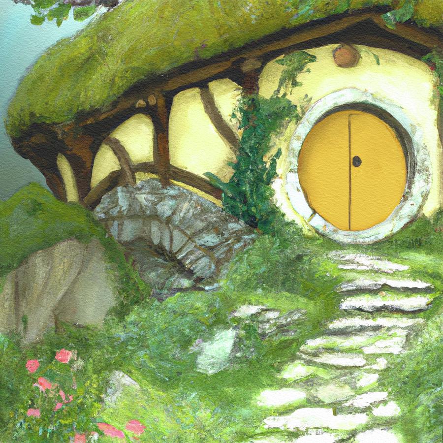 Bag End, Shire Painting by Esoterica Art Agency - Fine Art America