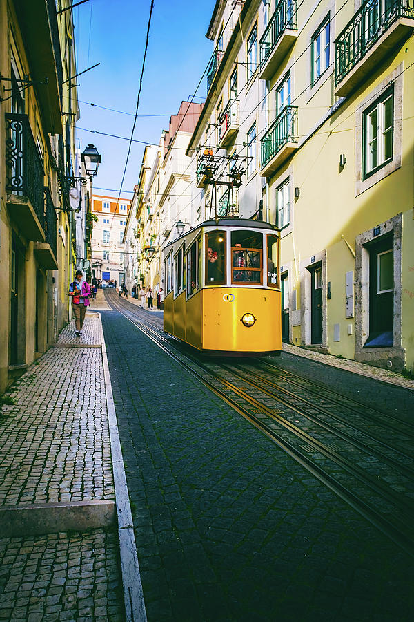 Bairro da Bica in Lisbon #1 Photograph by Carlos Caetano