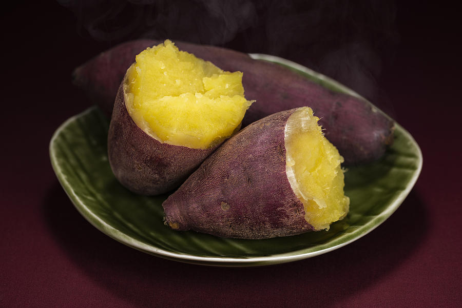 Baked sweet potato #1 Photograph by Kuppa_rock