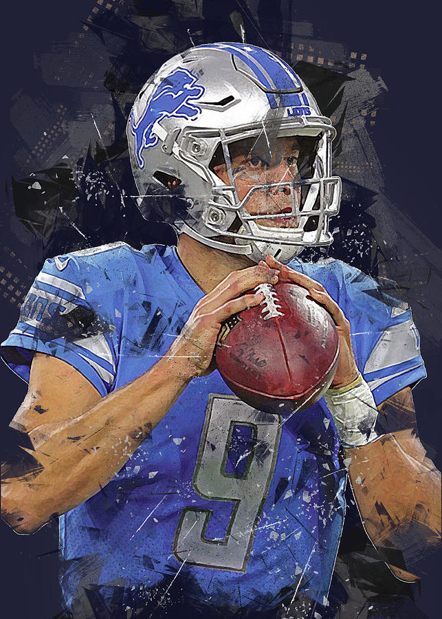 Ball Play NFL Detroit Lions Player Matthew Stafford