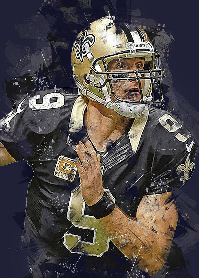 NFL, Player: D Brees, New Orleans Saints, YOUTH Player Jersey