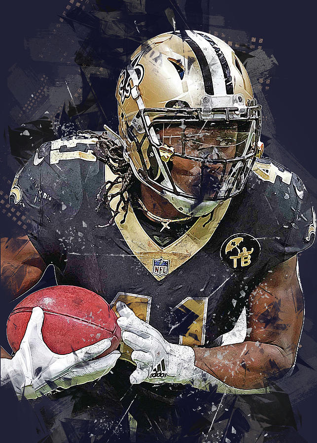 Ball Play NFL New Orleans Saints Player Alvin Kamara Alvinkamara Alvin ...