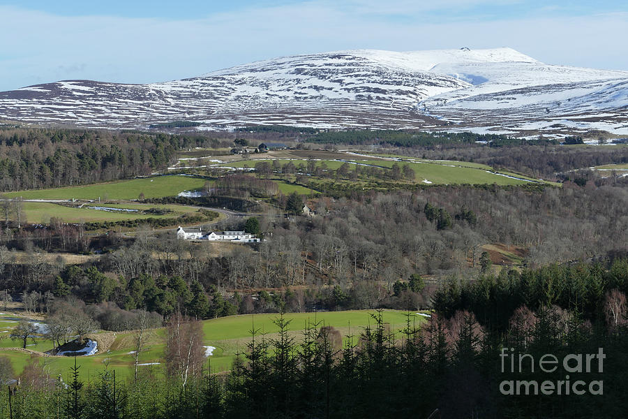 Ballindalloch Golf Course and Ben Rinnes  #1 Photograph by Phil Banks