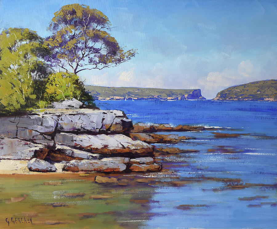 Balmoral Beach Sydney #1 Painting by Graham Gercken Balmoral Beach Sydney #1 Painting by Graham Gercken