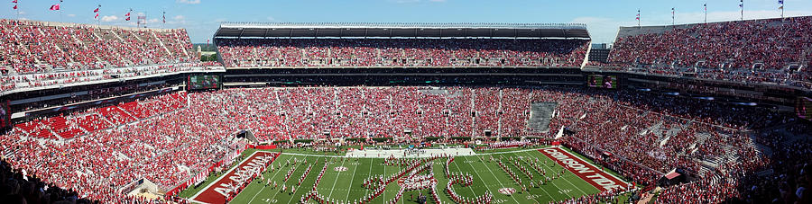 Bama Script A Panorama #2 Photograph by Kenny Glover