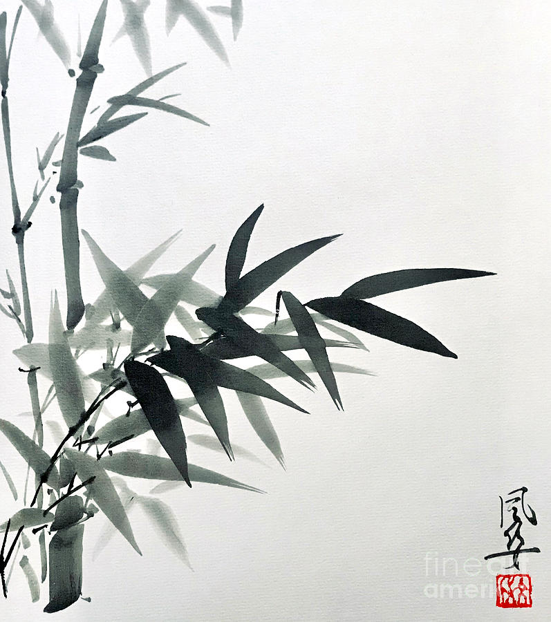 Bamboo 19040004FY Painting by Fumiyo Yoshikawa