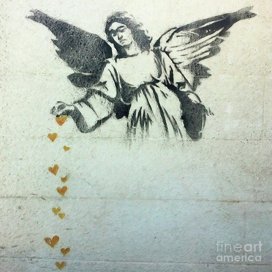 Banksy Angel #1 Photograph by Munir Alawi