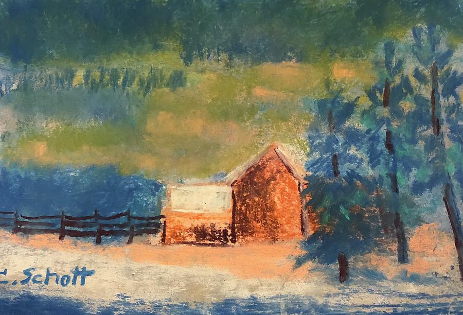 Barn #1 Painting by Christina Schott