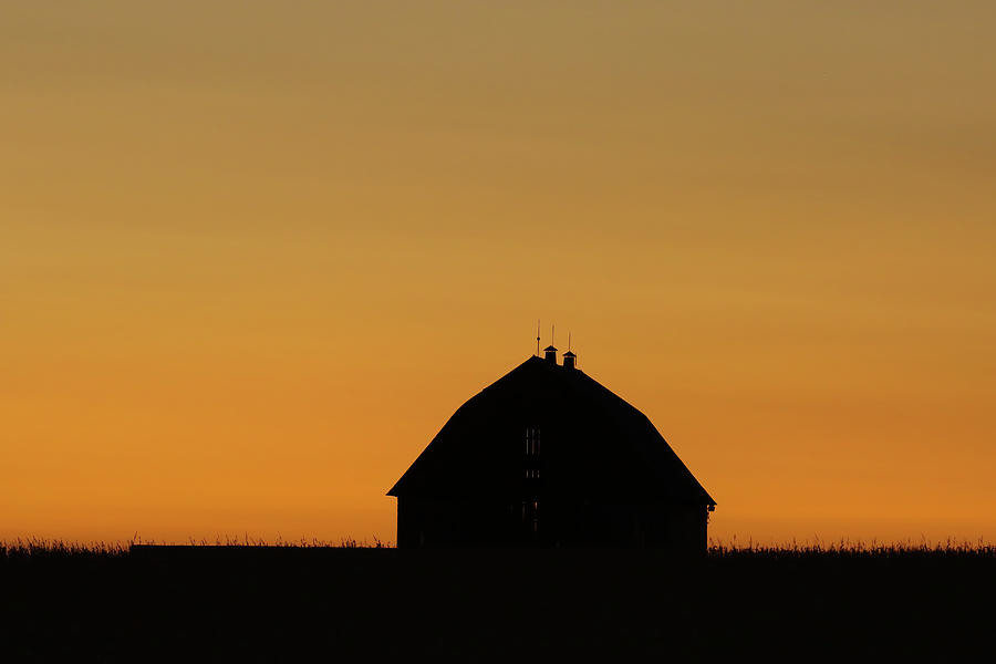 Barn Sunset #1 Photograph by Brook Burling