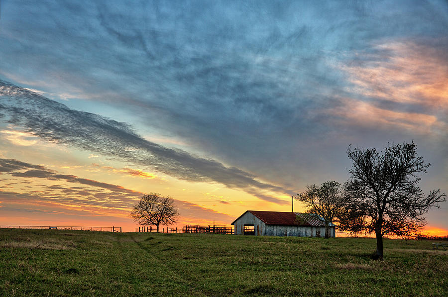 Barn Sunset Photograph By Mike Harlan Pixels 2320