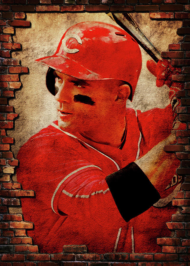 Baseball Cincinnati Reds Joeyvotto Joeyvotto Joey Votto Cincinnati Reds  Cincinnatireds Josephdanielv Digital Art by Wrenn Huber - Fine Art America