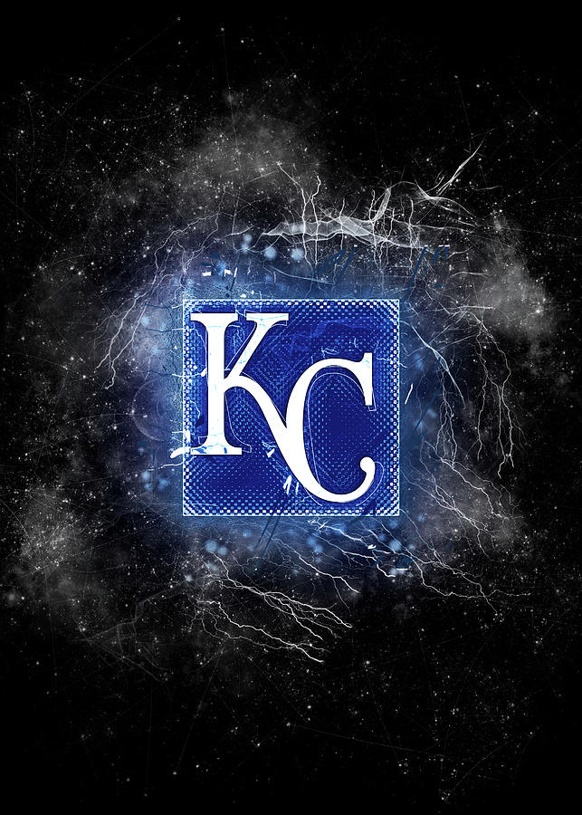 Lighting Baseball Kansas City Royals Bath Towel by Leith Huber - Pixels