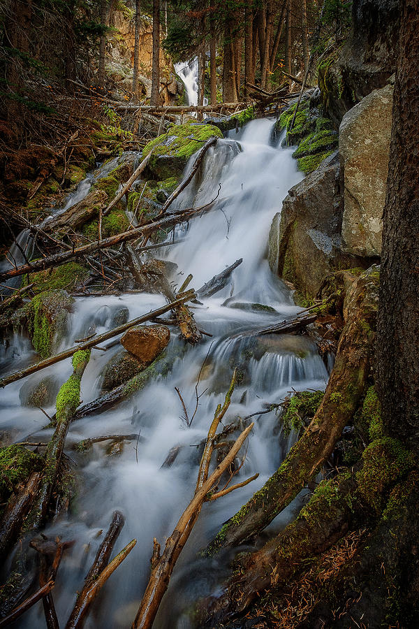 Basin Falls Photograph by Craig J Satterlee
