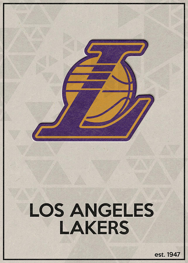 Basketball Los Angeles Lakers Art T-Shirt by Leith Huber - Pixels