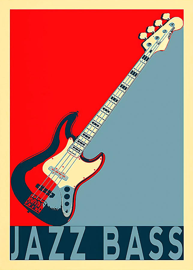 Bass Guitar Jazz Bass Guitar Digital Art By Gambrel Temple Fine Art America 4668