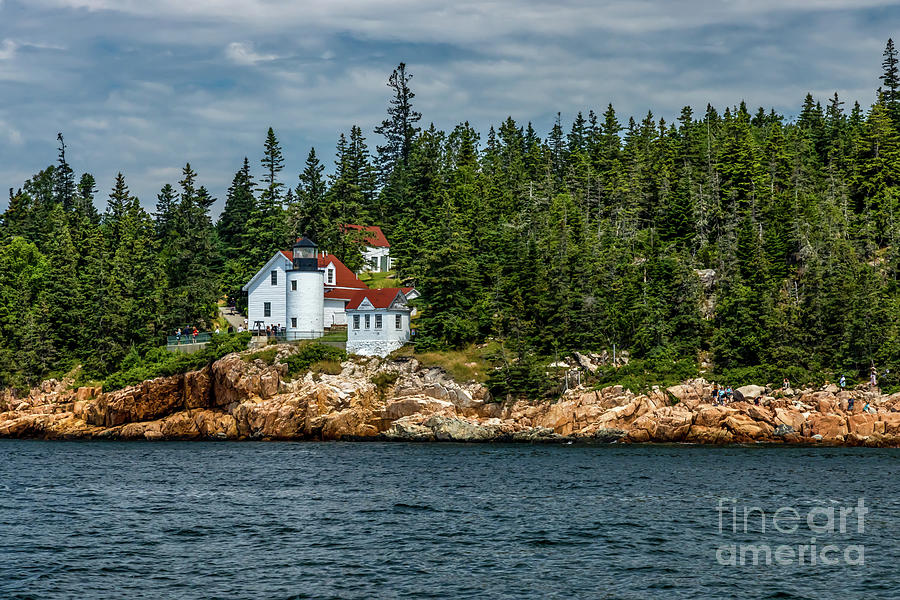 Bass Harbor Lighthouse Oceanside #1 Photograph by Elizabeth Dow