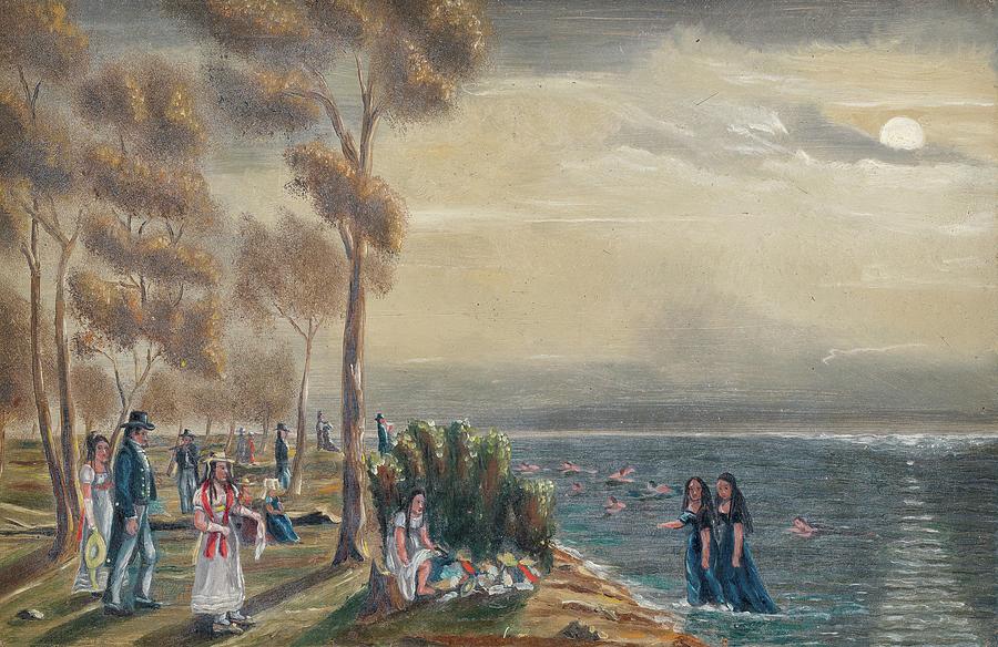 Bathing Party #2 Painting by William P Chappel