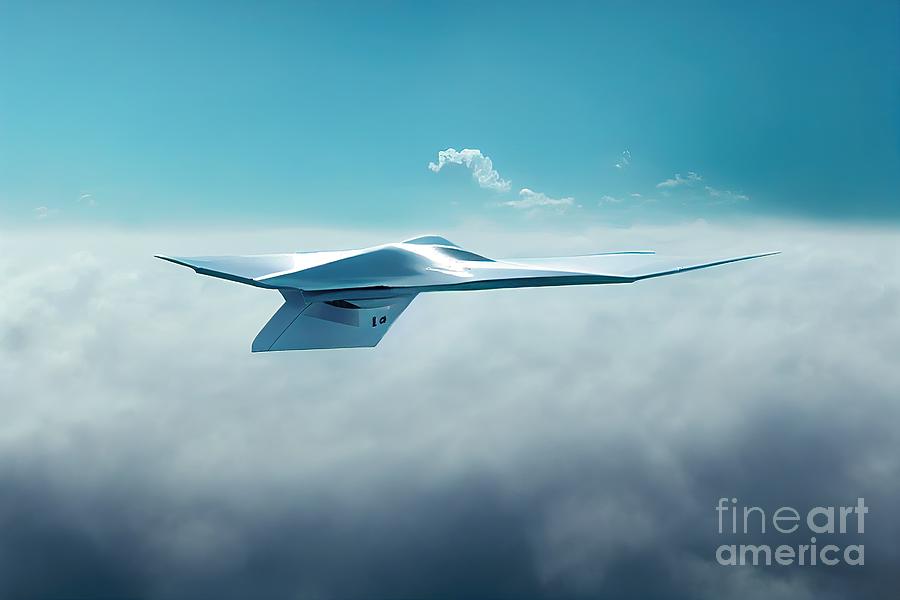 Battle Drone Flying In The Sky Digital Art by Benny Marty - Fine Art ...