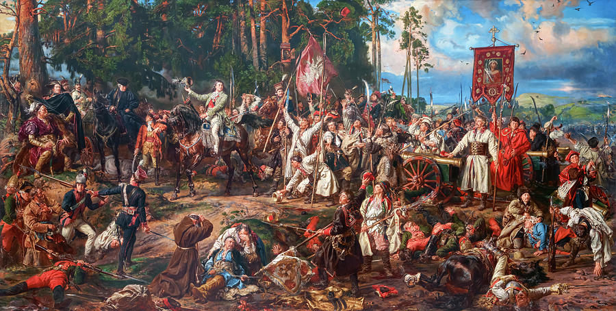 Winter Painting - Battle of Raclawice #1 by Jan Matejko