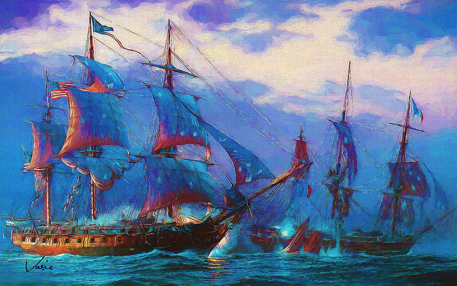 Battleship Painting