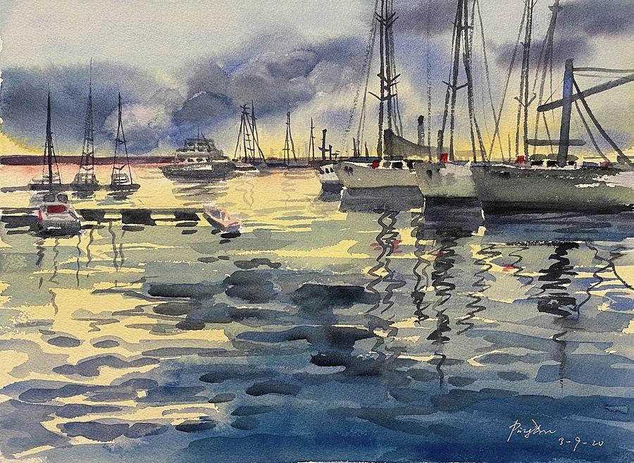 Bay #1 Painting by Ping Yan
