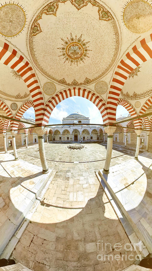 Bayezid II Mosque Complex of Edirne in Turkey #1 Digital Art by Benny Marty