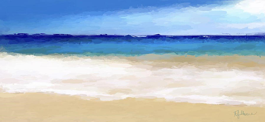 Beach View #2 Mixed Media by Anthony Fishburne