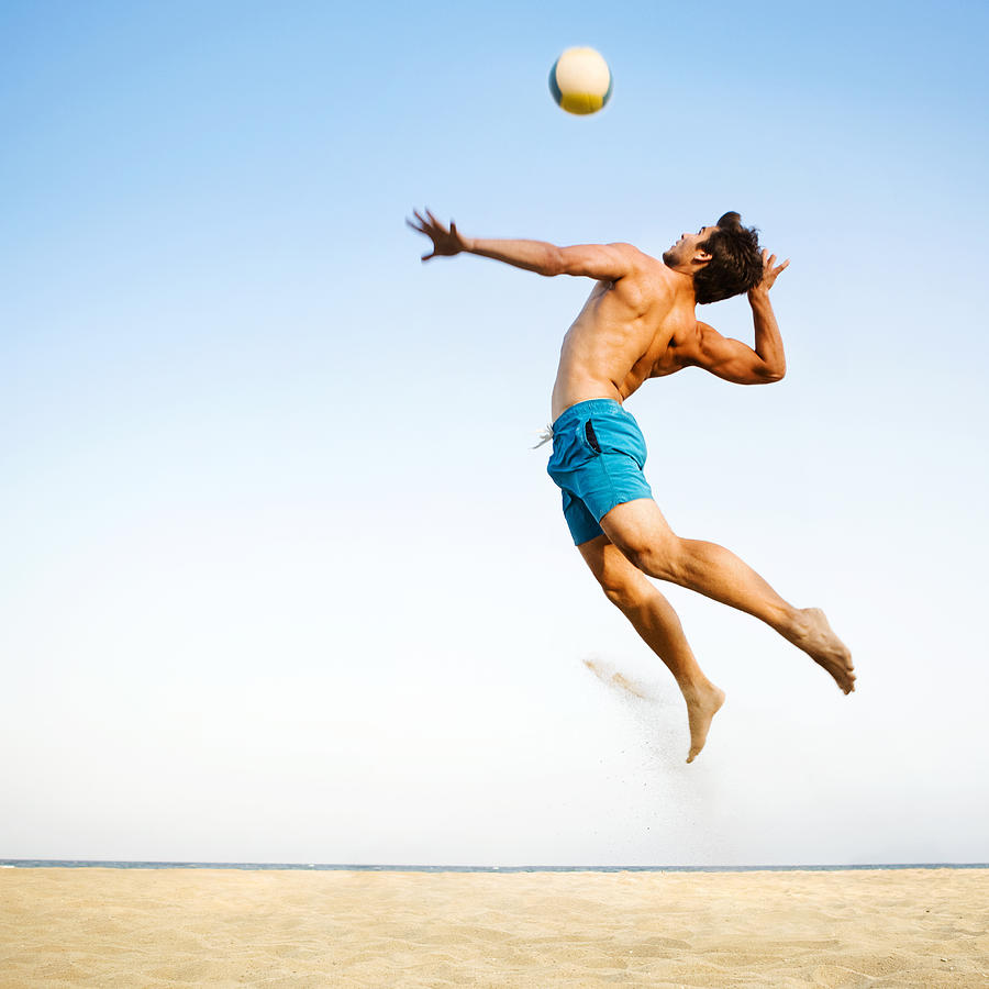 Beach volleyball #1 Photograph by Orbon Alija