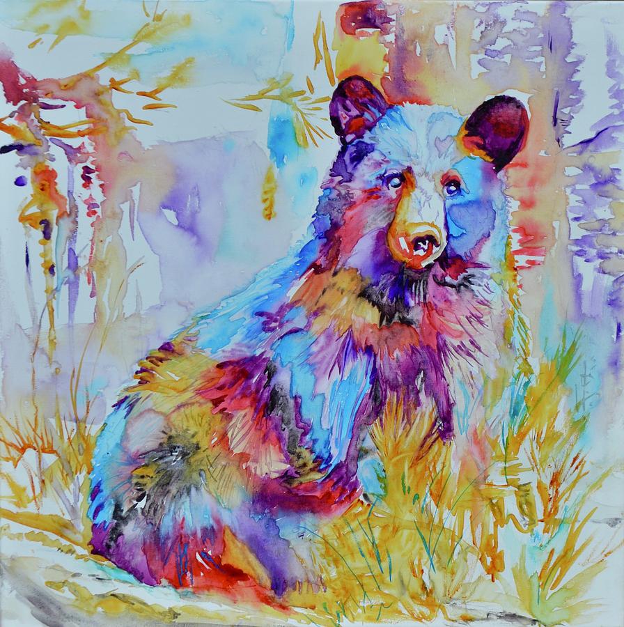 Bear #1 Painting by Beverley Harper Tinsley
