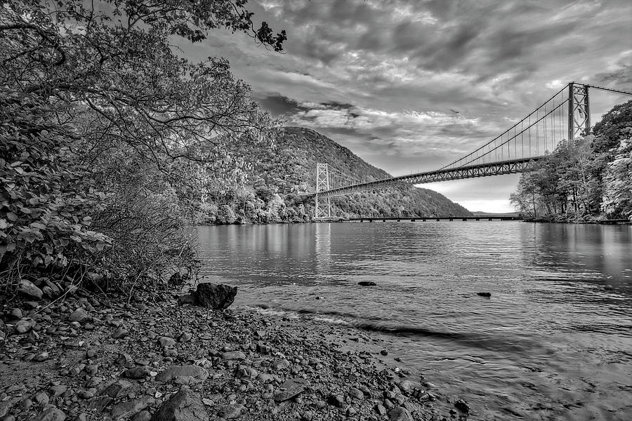 Bear Mountain Bridge At  Fall  #1 Photograph by Susan Candelario
