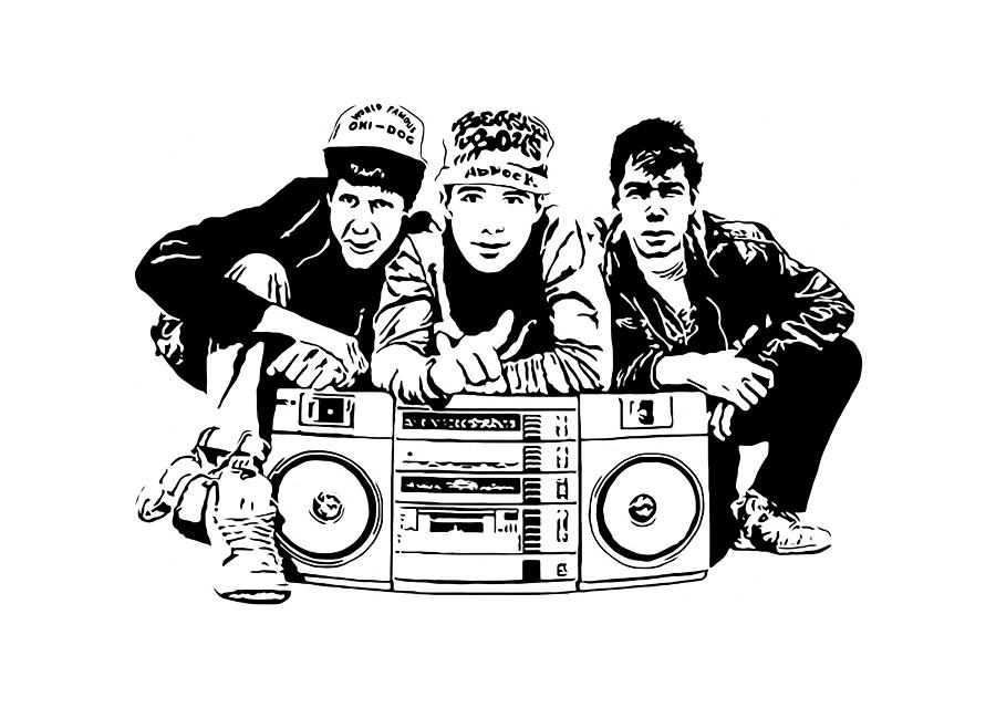 Beastie Boys Digital Art by Audrey Wilkerson - Pixels