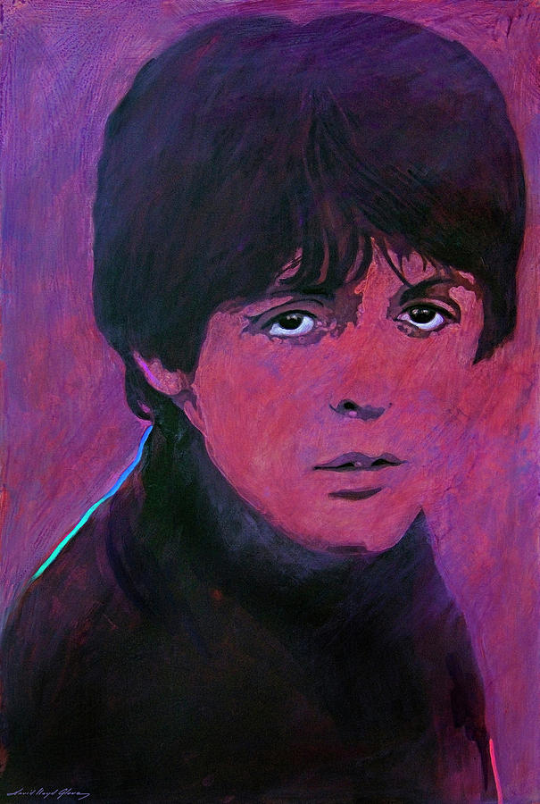 Beatle Paul #1 Painting by David Lloyd Glover