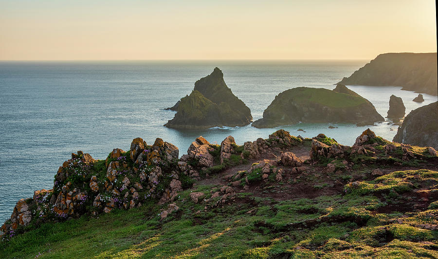 Beauitful sunrise and sunset landscape image of Kynance Cove in #1 ...