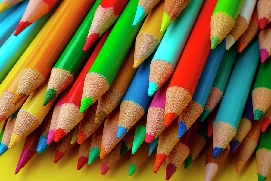 Still Life Photograph - Beautiful Colored Pencils #1 by Garry Gay