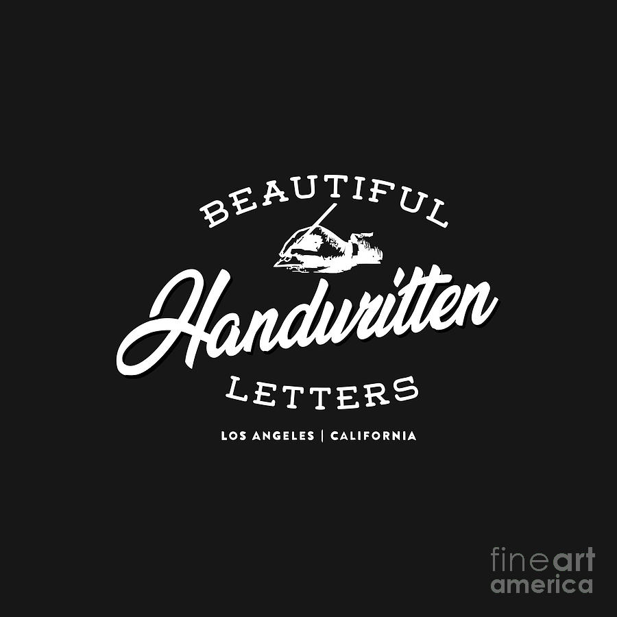 Beautiful Handwritten Letters Drawing By Sadina Anggraini Fine Art