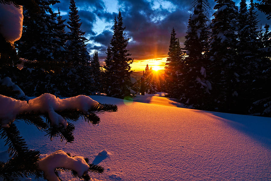 Beautiful Mountain Sunset #1 Photograph by Adventure_Photo