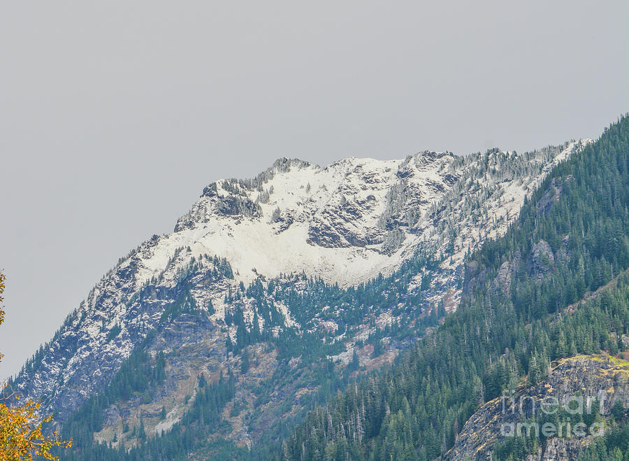 #1 Beautiful Snow Capped, Cascade Mountains In The Pacific Northwest Of Washington Photograph